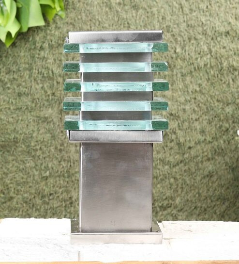 Modern Chrome Stainless Steel Garden/Gate Light