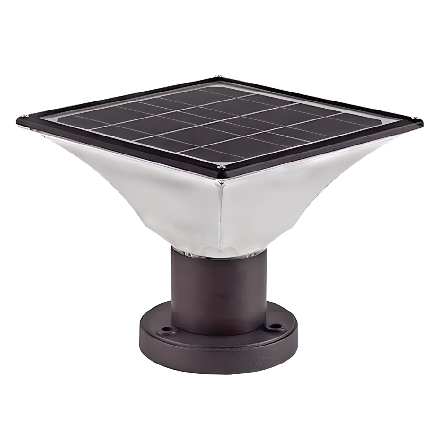 High Lumen Solar Gate Post Pillar Light