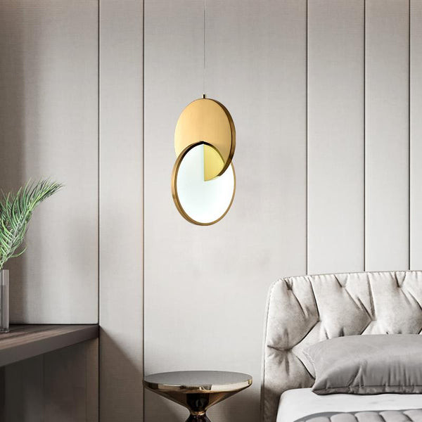 LED Mini Pendant With Brushed Brass Finish