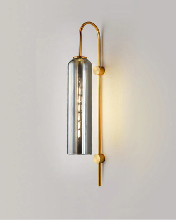 Smokey Long Glass Wall Light